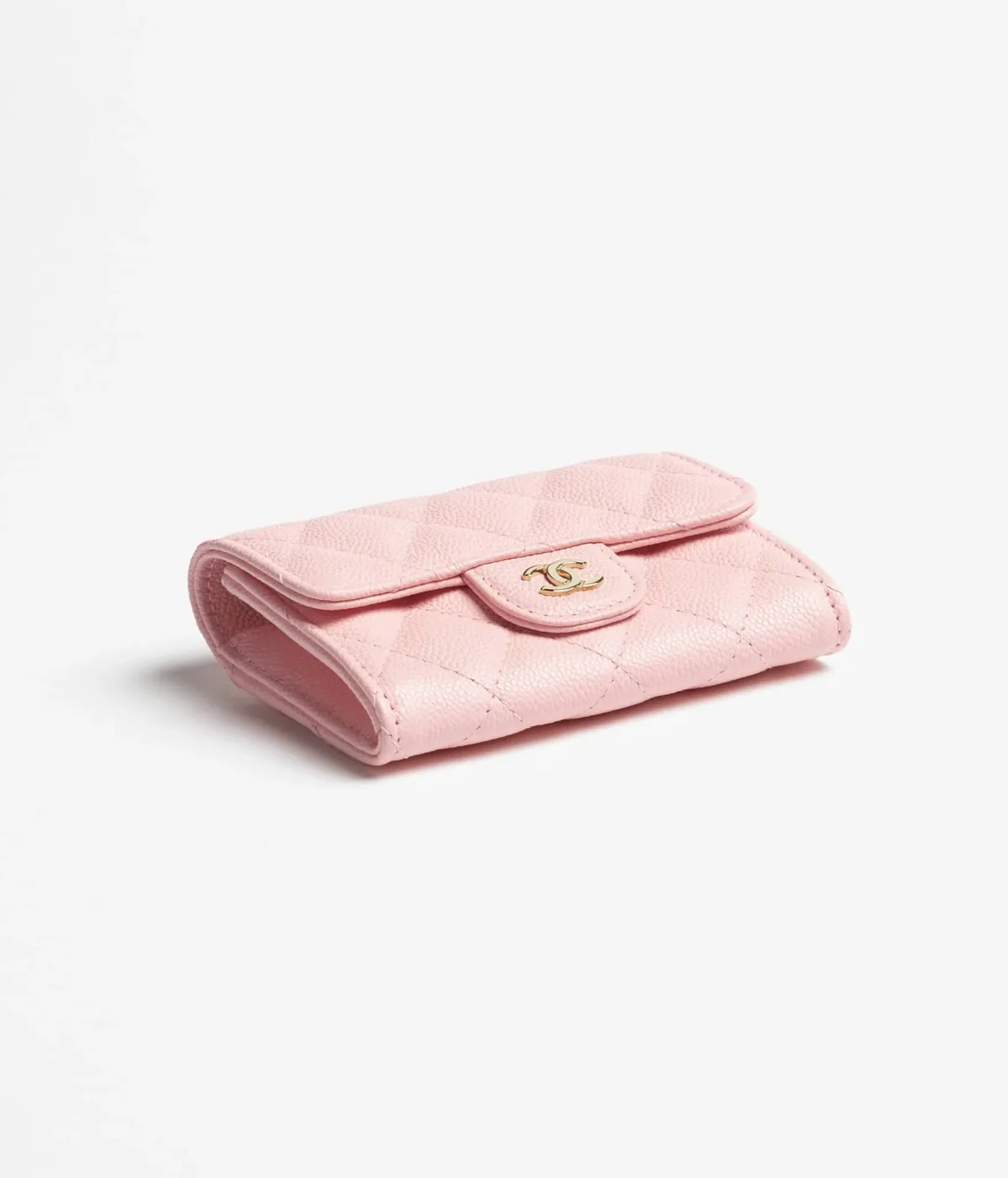 Chanel Classic Card Holder Wallet Light Pink /