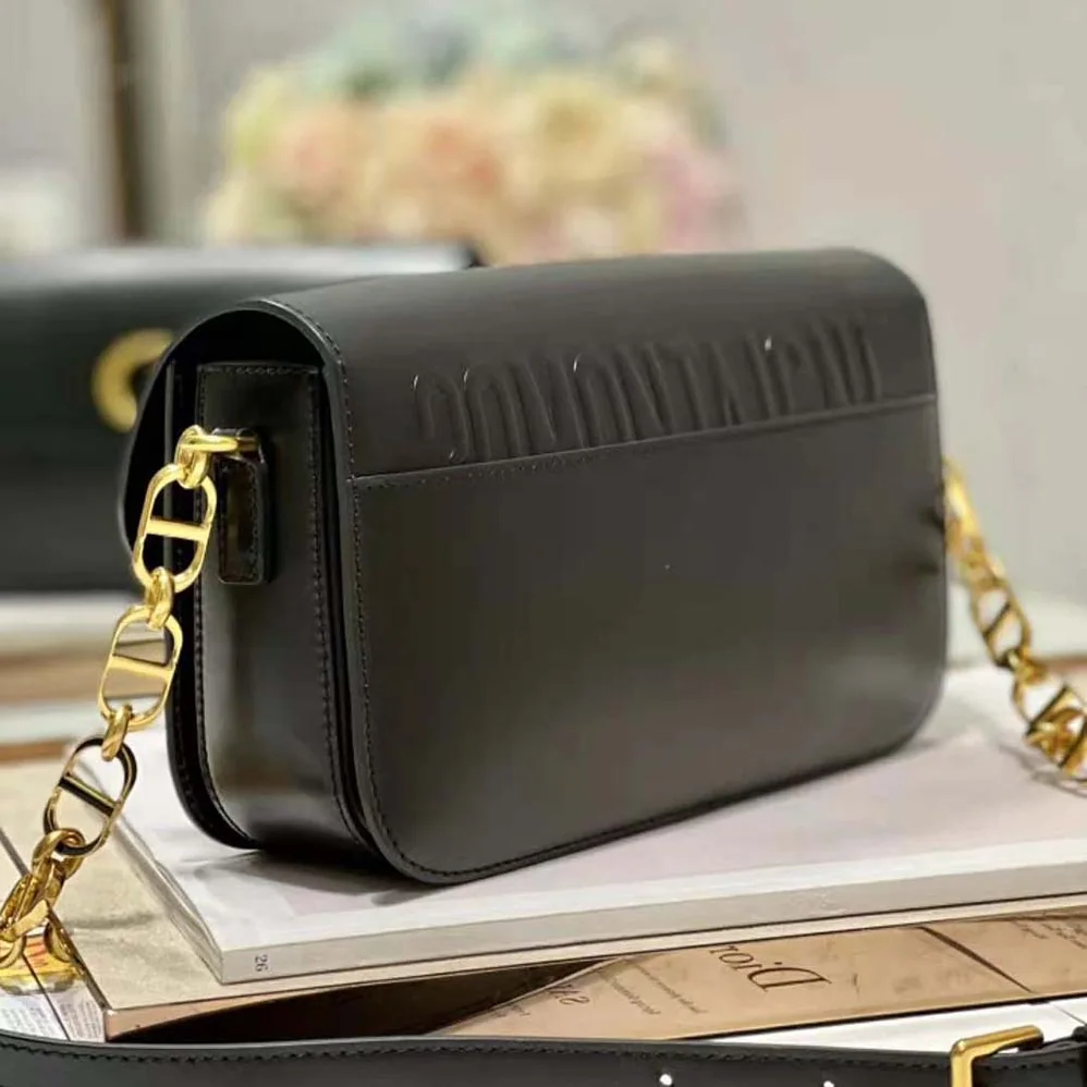 Dior 30 Montaigne Avenue Bag Black Box Calfskin for Women Dior 30 Montaigne Avenue Bag Black Box Calfskin for Women