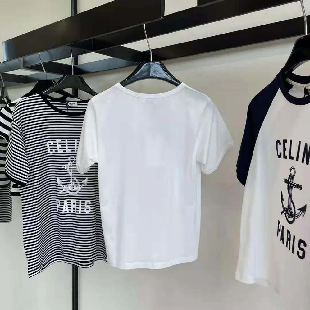 Celine 70'S Anchor T for Men in shirt in Cotton Jersey