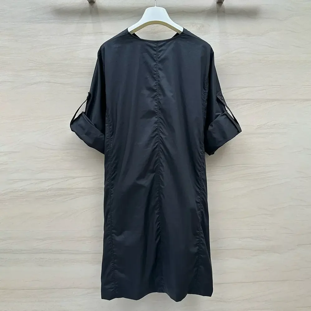 Loewe Pebble Dress in Cotton for Women in Black Loewe Pebble Dress in Cotton for Women in Black