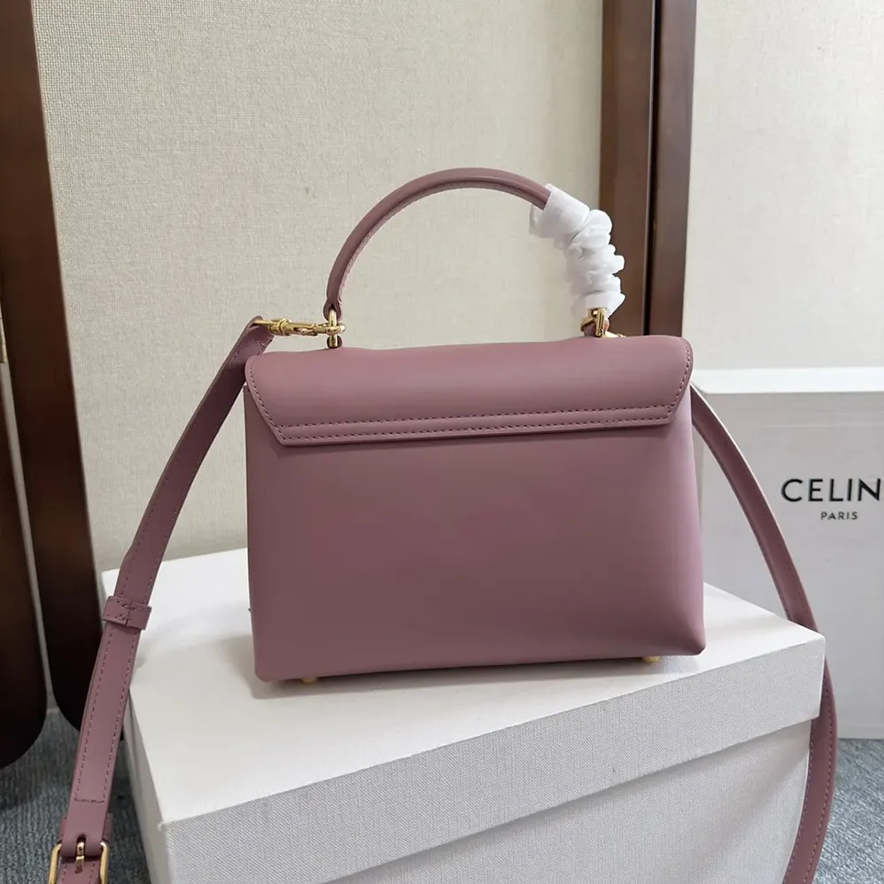 Celine Teen Nino Bag in Smooth Satinated Calfskin for Women in Rose