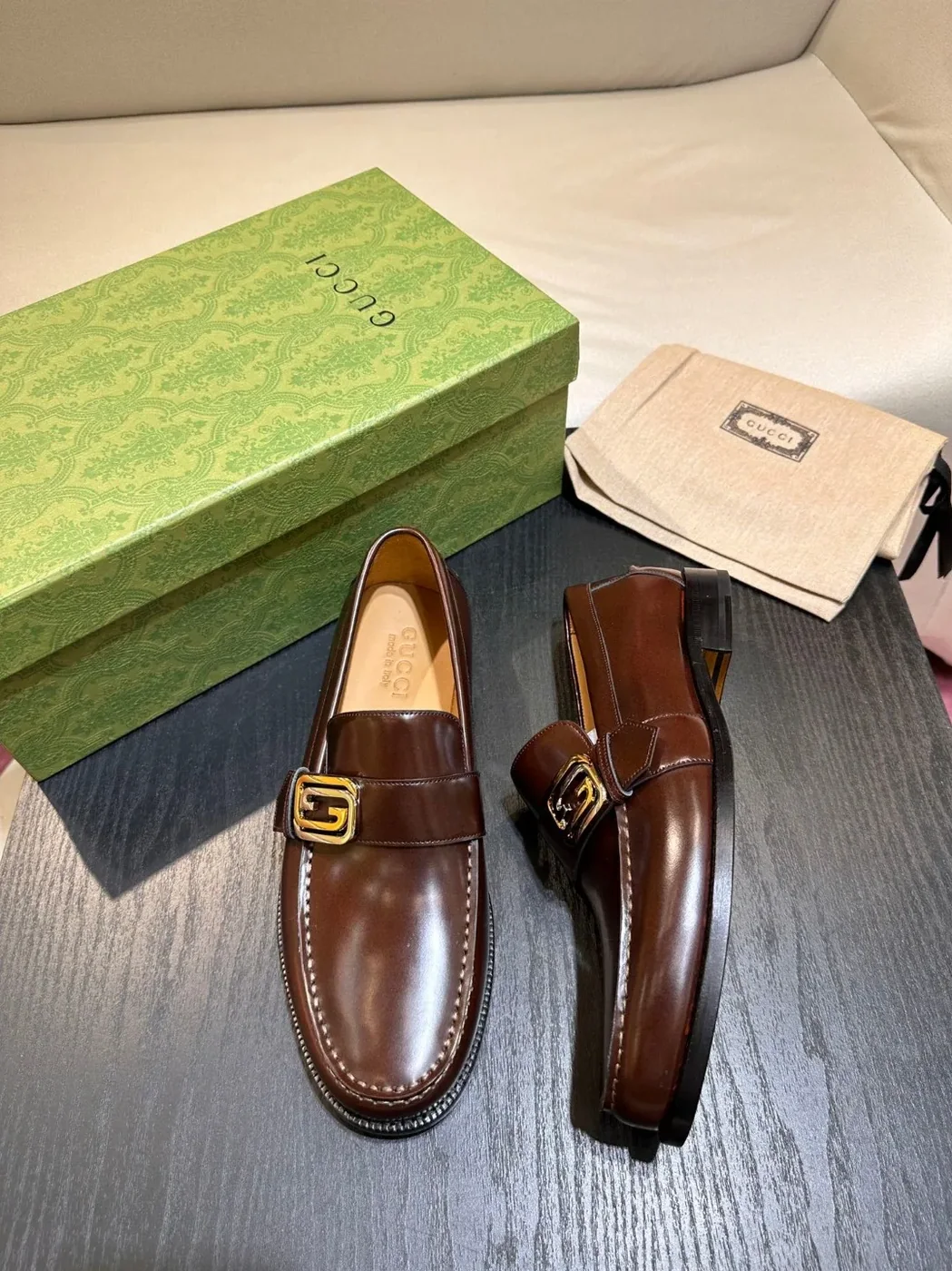 Gucci Interlocking G Loafer Brown Gucci Interlocking G Loafer Brown