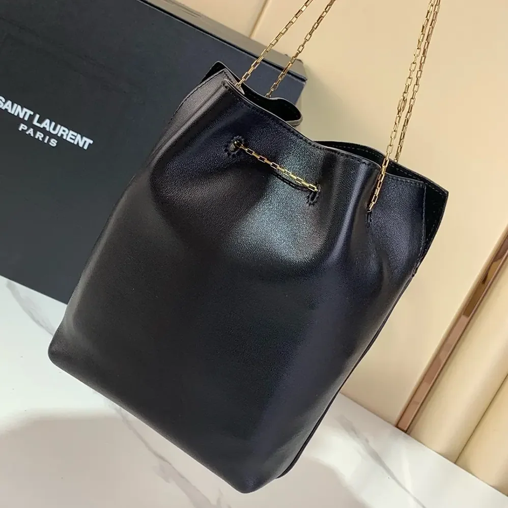Saint Laurent YSL Pochon in Lambskin for Women Saint Laurent YSL Pochon in Lambskin for Women