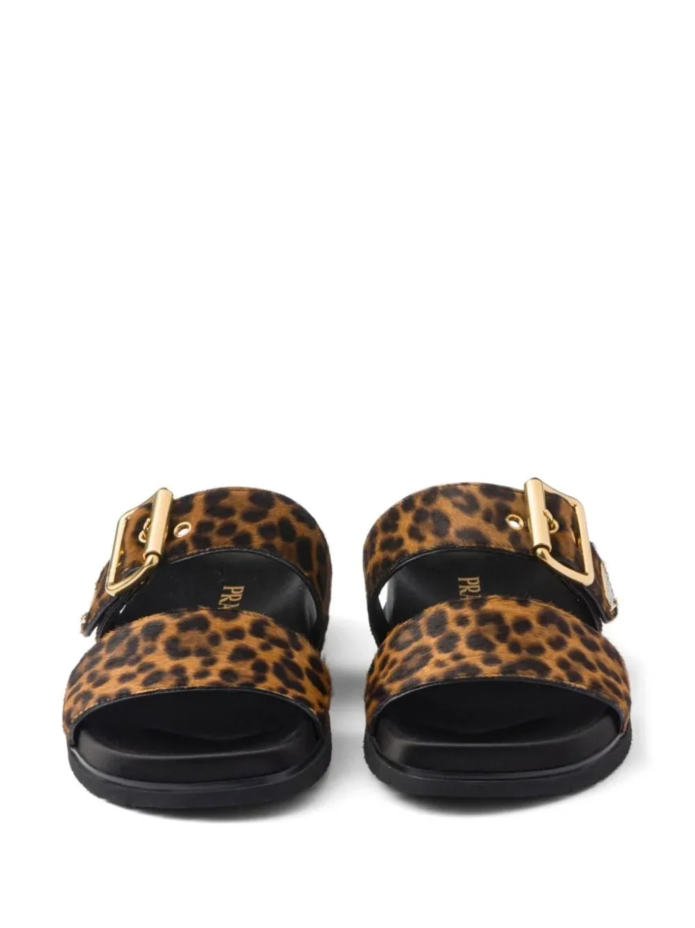 Prada Printed Slides Brown 1XX715_XRY_F0151_F_D010 Prada Printed Slides Brown 1XX715_XRY_F0151_F_D010