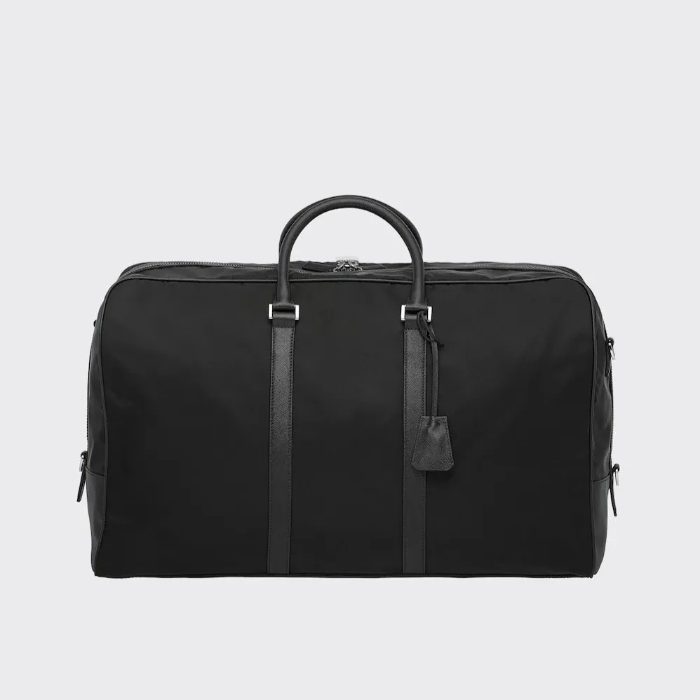 Prada Re-Nylon And Leather Duffle Bag / 2VC013_2DMH_F0002_V_SOO Prada Re-Nylon And Leather Duffle Bag / 2VC013_2DMH_F0002_V_SOO