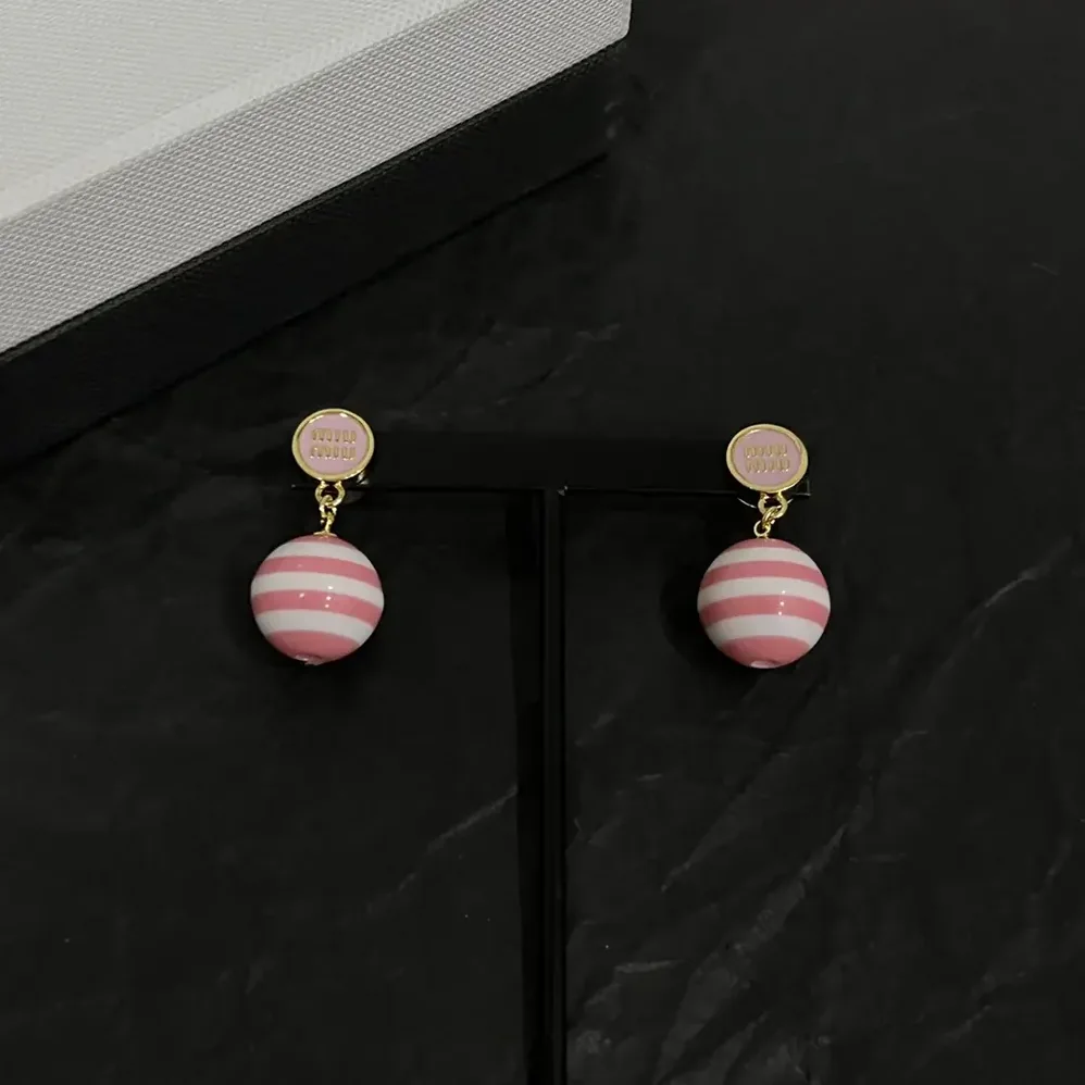Miu Miu Metal and Pearl Earrings for Women