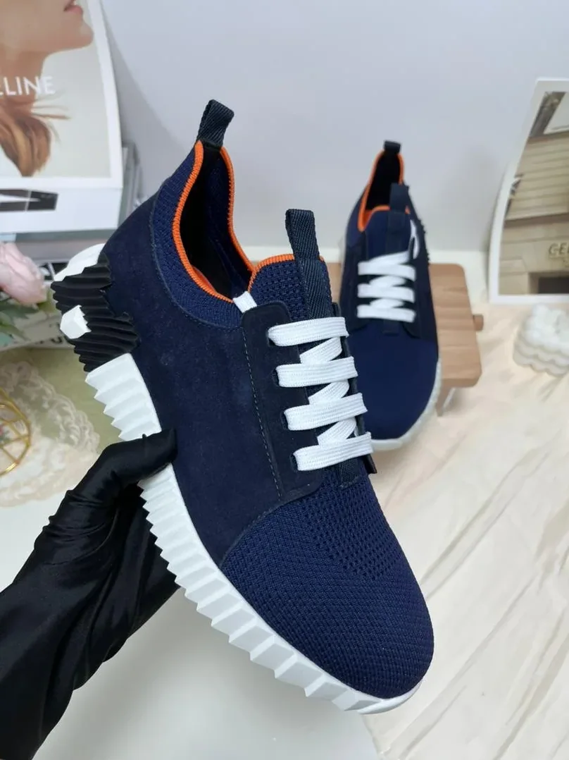 Hermes Depart Sneaker Dark Blue Hermes Depart Sneaker Dark Blue