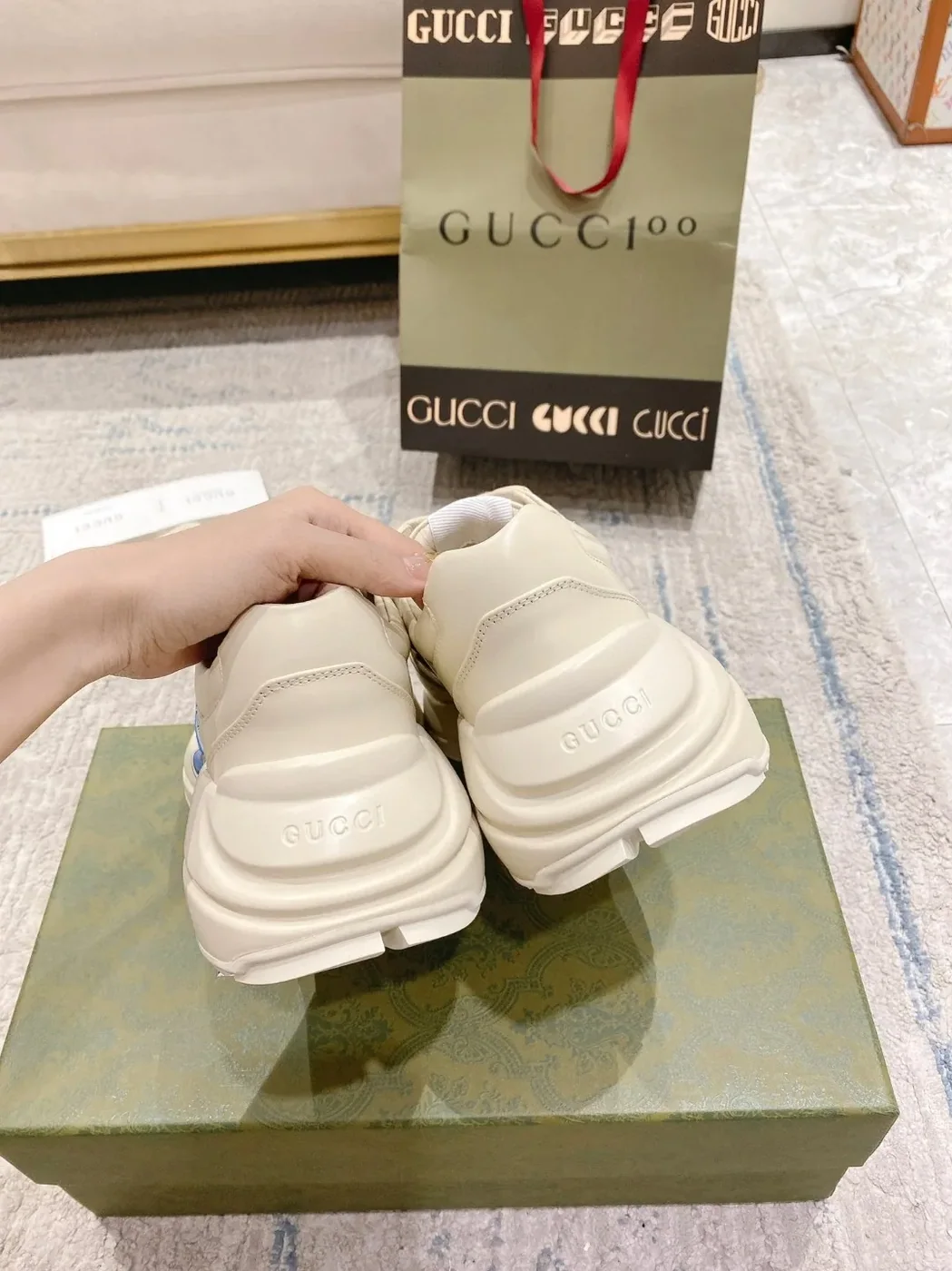 Gucci Rhyton Sneaker White Gucci Rhyton Sneaker White