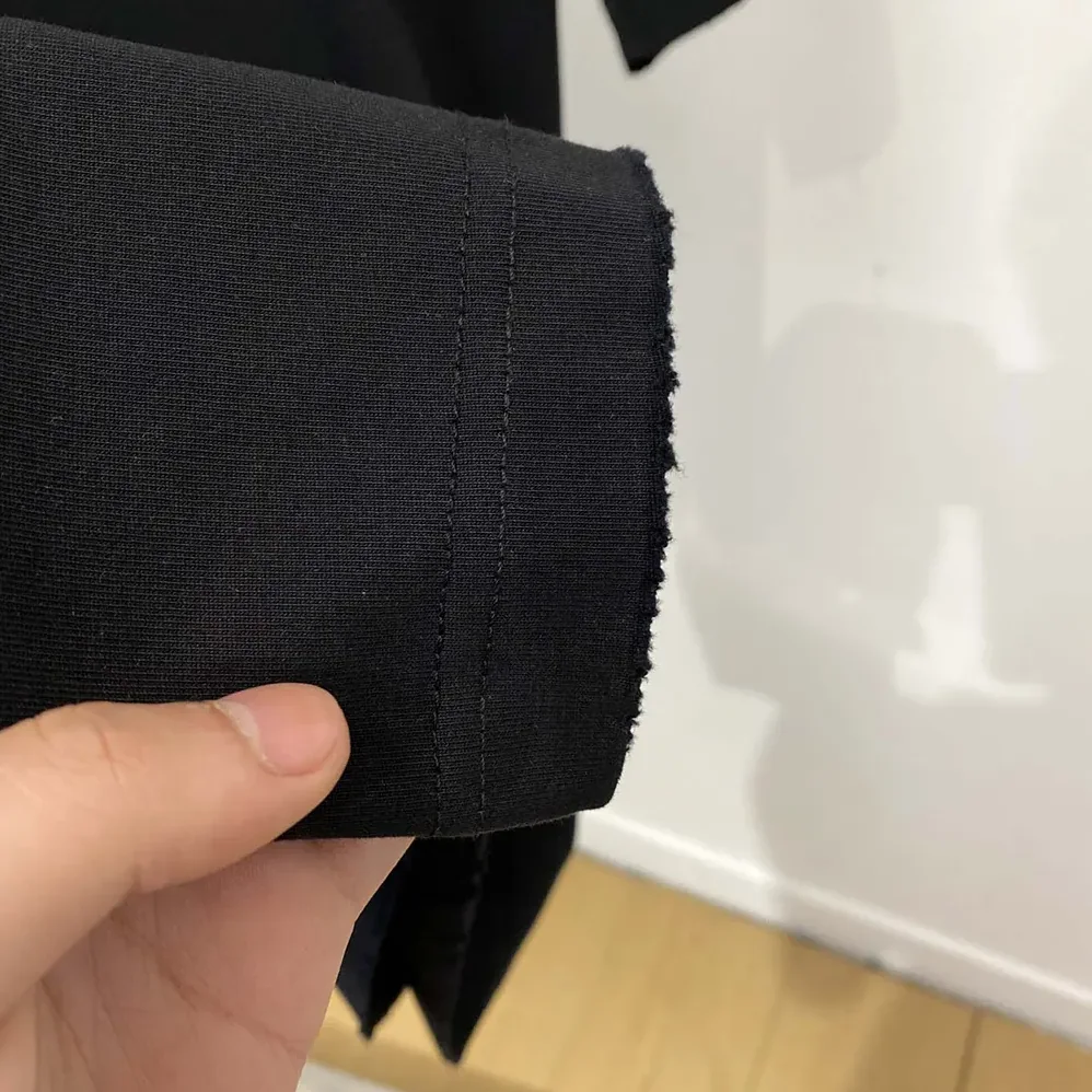 Balenciaga Back Medium Fit T-Shirt in Faded Black and Red Dry Jersey for Men Balenciaga Back Medium Fit T-Shirt in Faded Black and Red Dry Jersey for Men