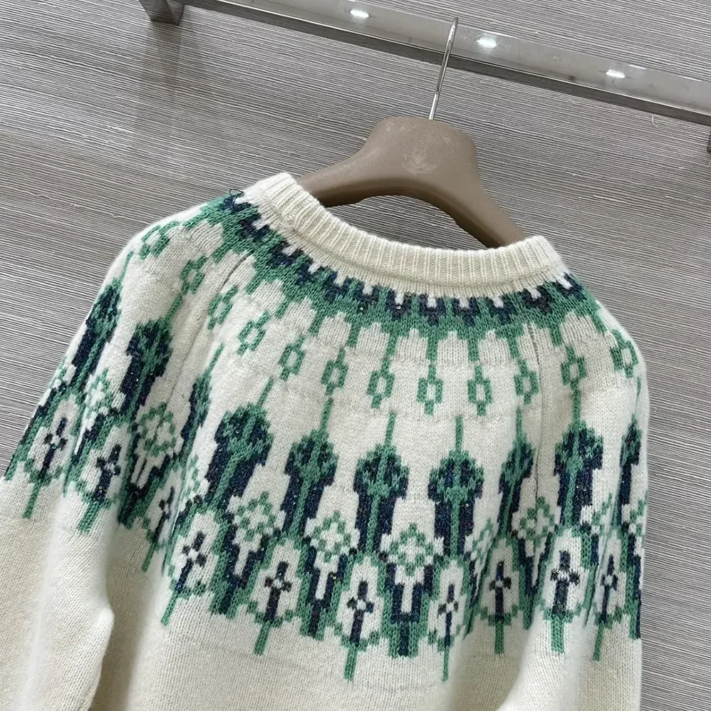 Loewe Sweater in Wool Blend for Men in White Loewe Sweater in Wool Blend for Men in White