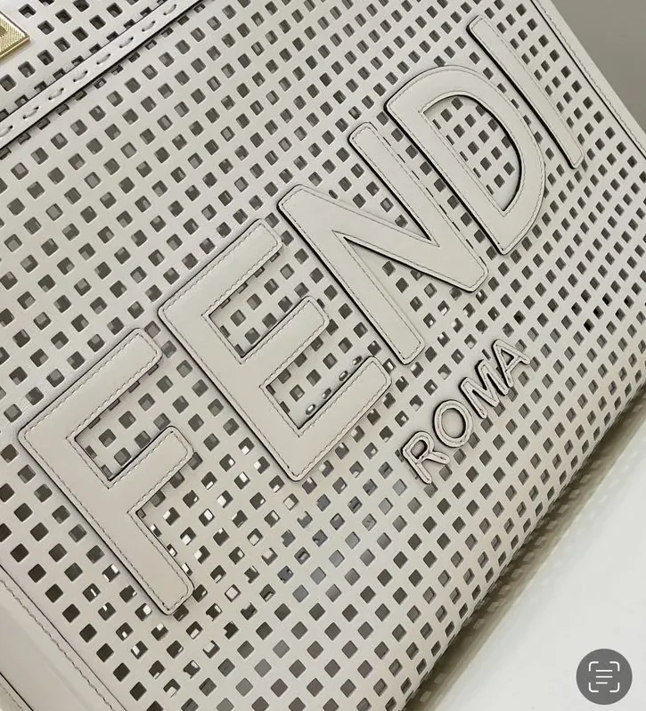 Fendi Fendi Sunshine Medium Two-toned perforated Bag For Woman / Fendi Fendi Sunshine Medium Two-toned perforated Bag For Woman /