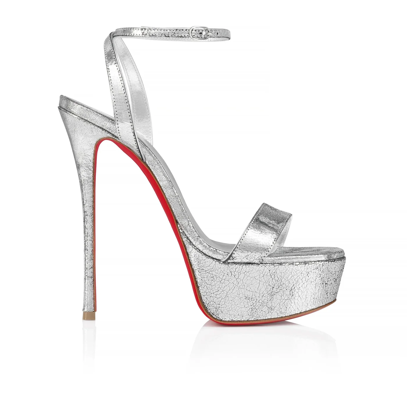 Christian Louboutin Loubi Queen Alta Silver Christian Louboutin Loubi Queen Alta Silver