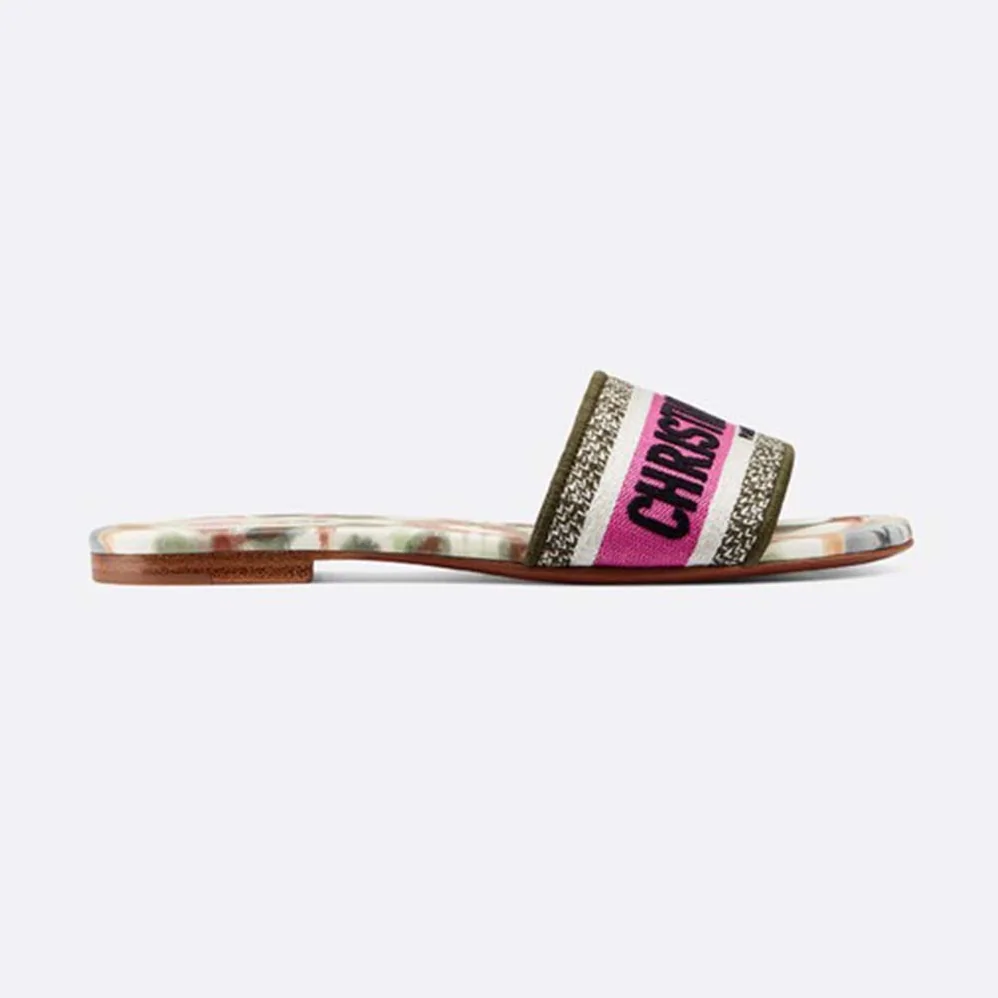 Dior D-Way Kaleidiorscopic Slide for Women in Rose Dior D-Way Kaleidiorscopic Slide for Women in Rose