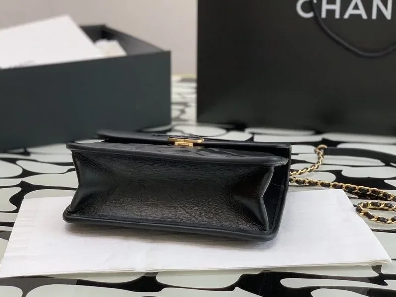 Chanel Mini Top Handle Bag Black /
