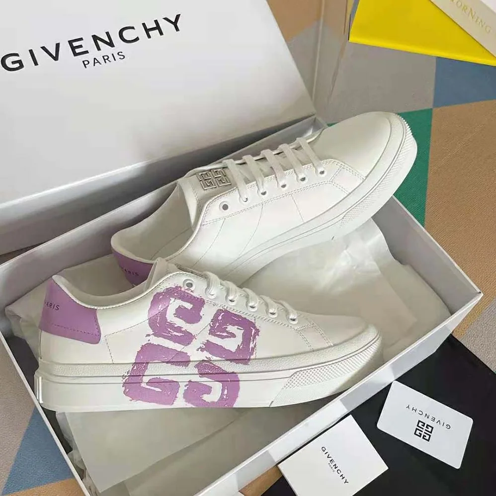Givenchy Sneakers City Sport in 4G Printed Leather for Unisex in Purple Givenchy Sneakers City Sport in 4G Printed Leather for Unisex in Purple