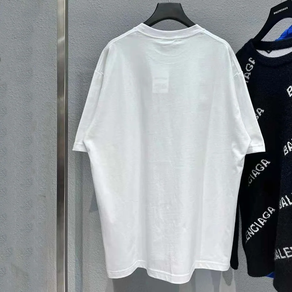 Balenciaga Cities Paris T-shirt Medium Fit in White for Men