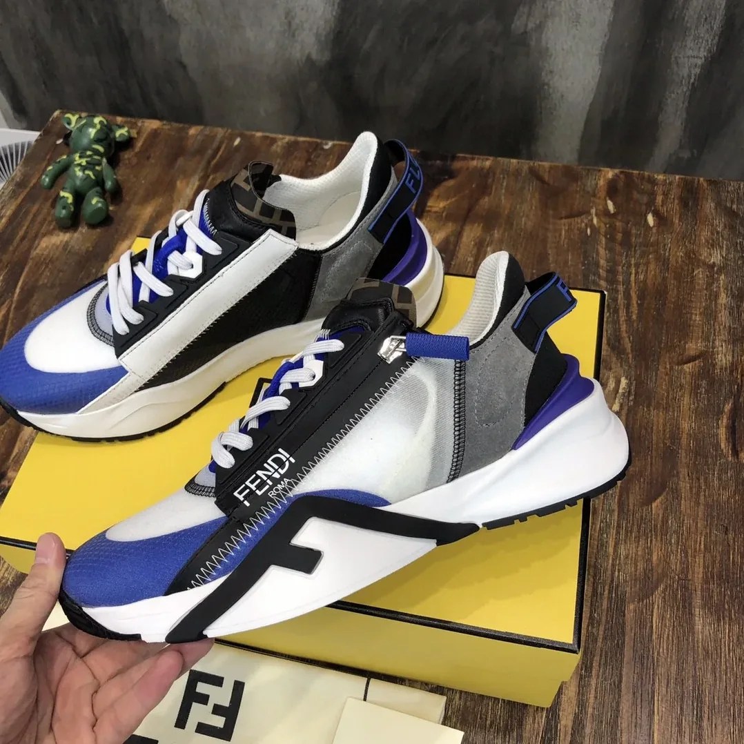Fendi Flow Sneakers Blue 7E1453 Fendi Flow Sneakers Blue 7E1453