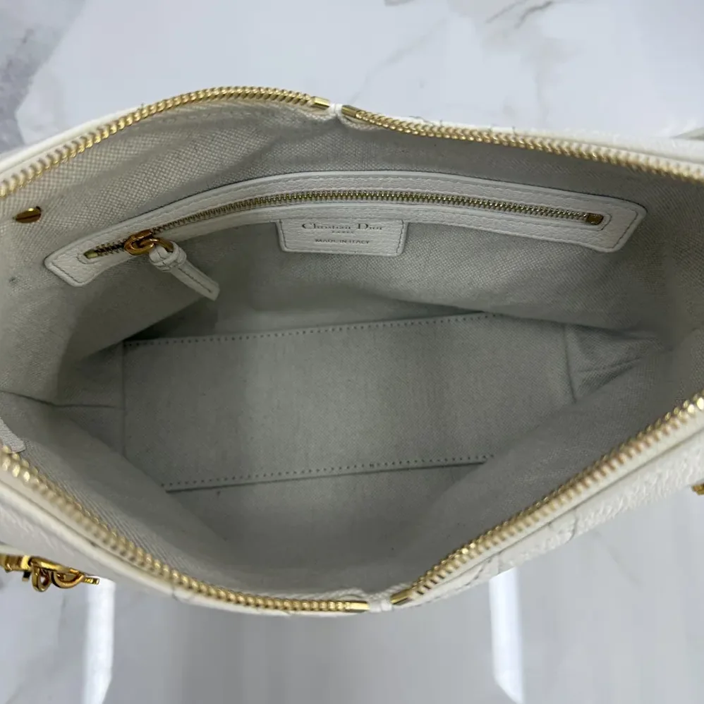 Dior Small Dior Voyage Bag Latte Flat Macrocannage Grained Calfskin for Women Dior Small Dior Voyage Bag Latte Flat Macrocannage Grained Calfskin for Women