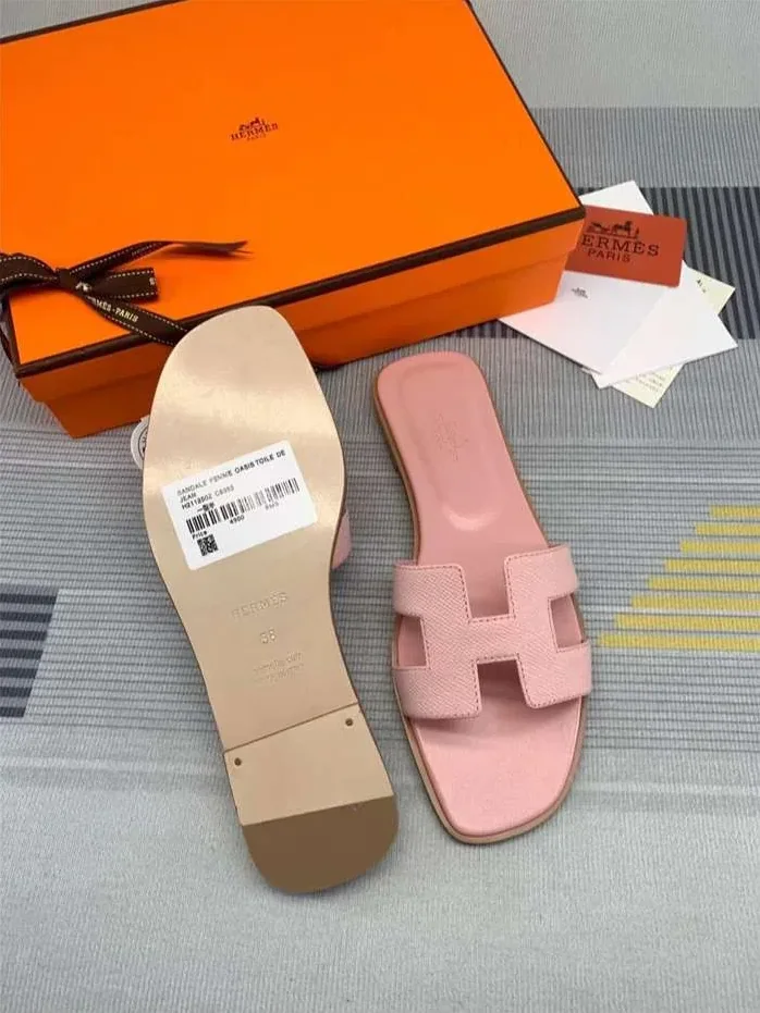 Hermes Oran Sandal Pink Hermes Oran Sandal Pink