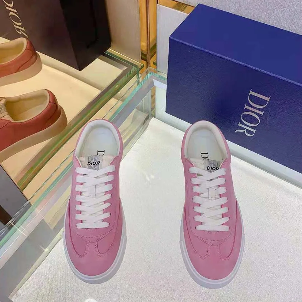 Dior B101 Sneaker Pink Nubuck Calfskin for Men Dior B101 Sneaker Pink Nubuck Calfskin for Men