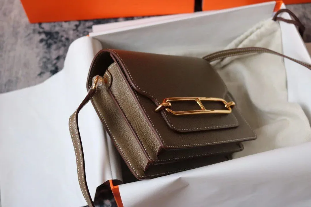 Hermes Evercolor Sac Roulis 23 Grey Galet