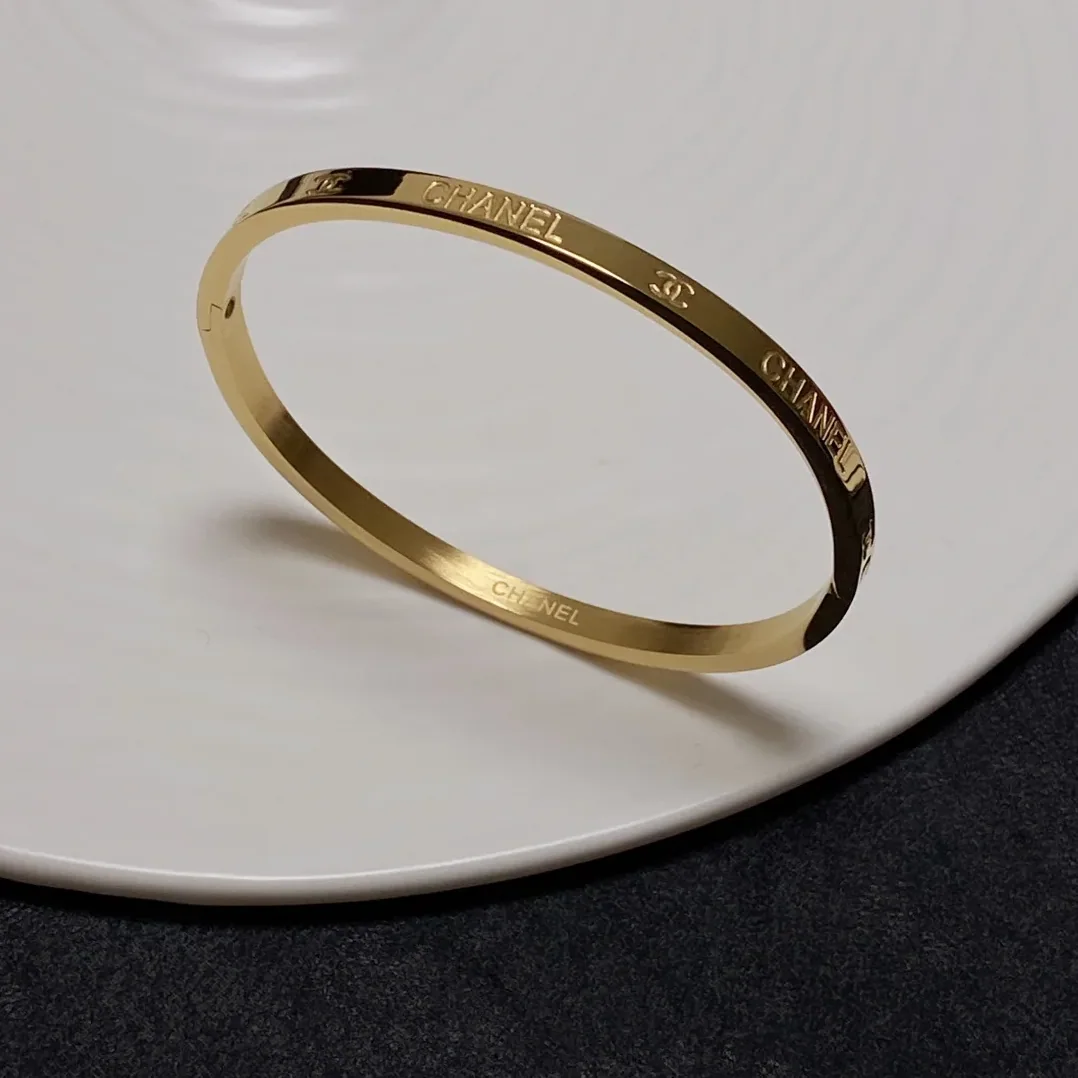 Chanel Strap Bracelet Gold Chanel Strap Bracelet Gold