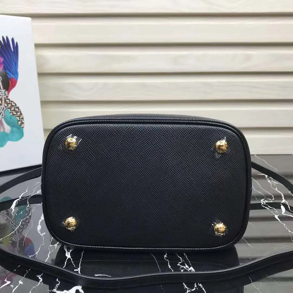 Prada Prada Panier Medium Straw Bag for Women in Black
