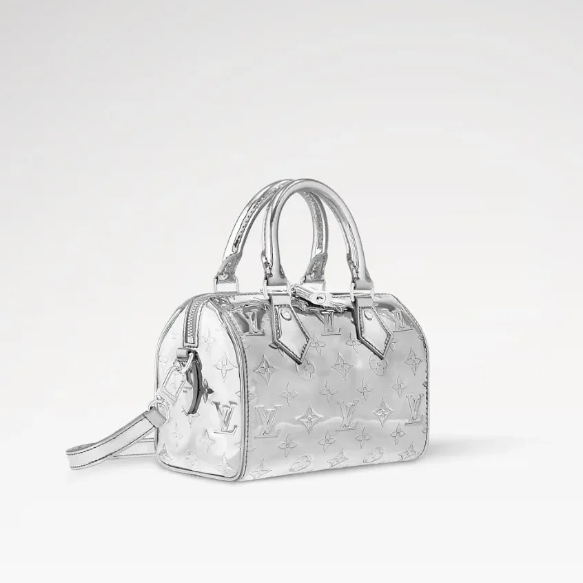 Louis Vuitton Speedy Bandouliere 20 Top Handle Bag / Silver, Silver Hardware Louis Vuitton Speedy Bandouliere 20 Top Handle Bag / Silver, Silver Hardware