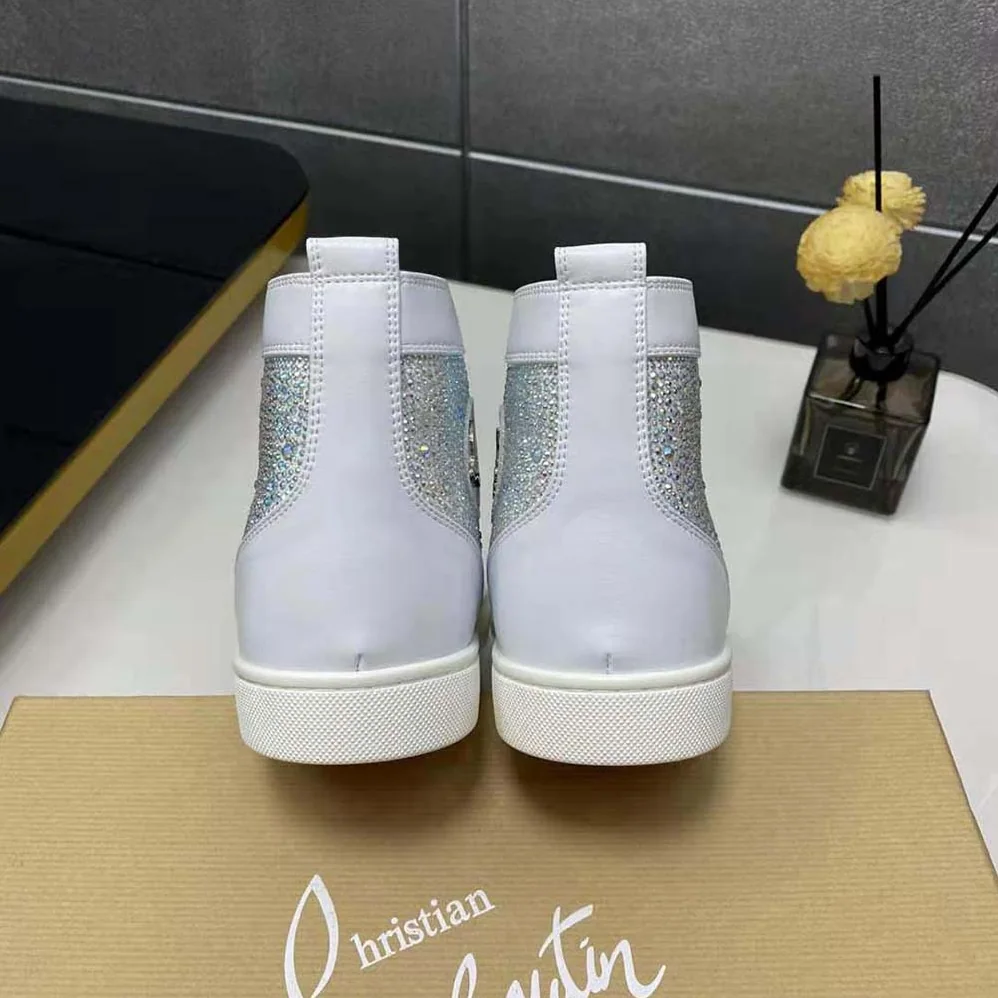 Christian Louboutin Louis Strass for Men in White