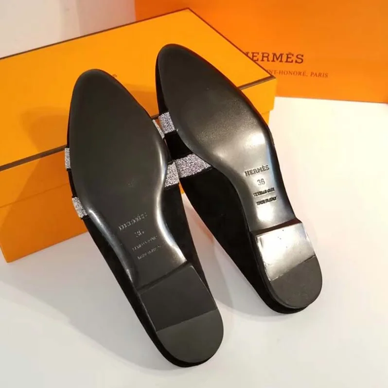 Hermes Roxane Mule Shoes Black for Women Hermes Roxane Mule Shoes Black for Women