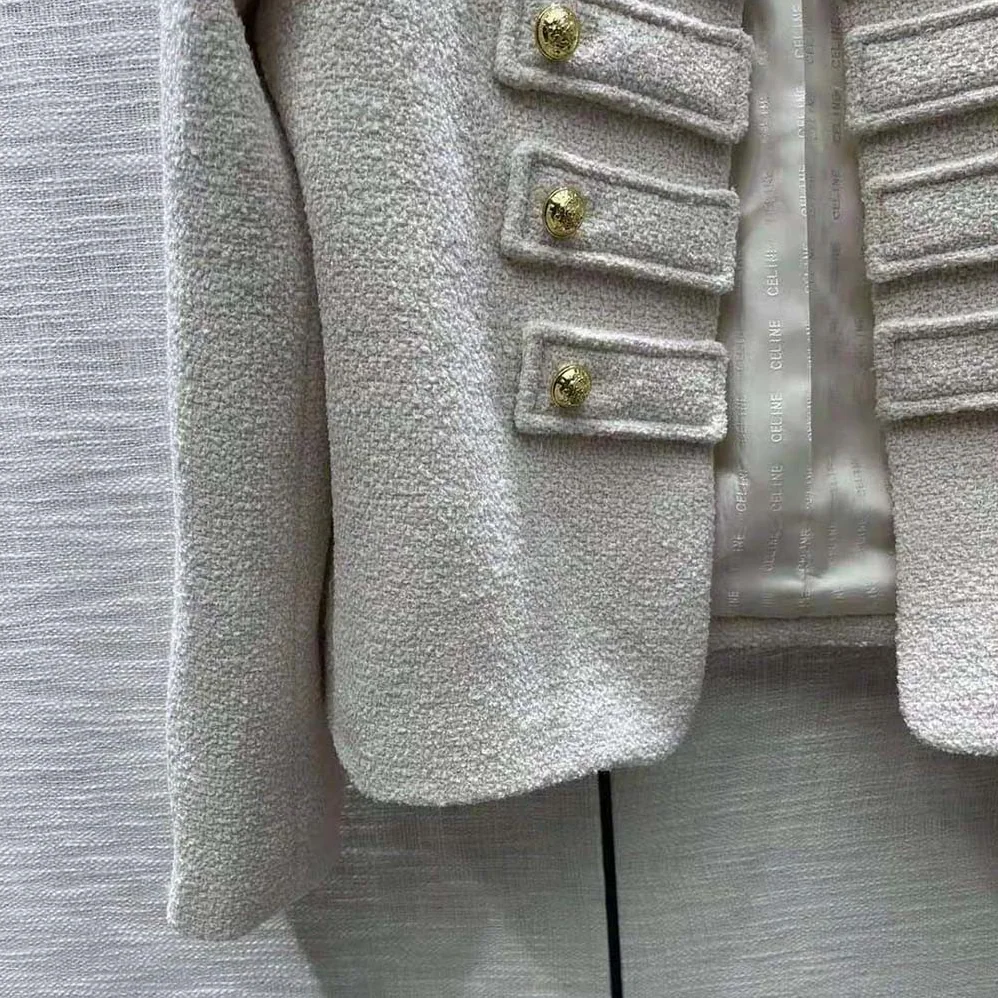 Celine Military Jacket in Tweed for Women