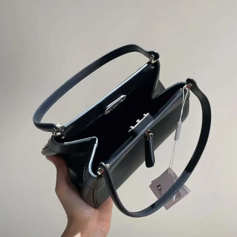 Dior Small Dior Key Bag Black Box Calfskin for Women Dior Small Dior Key Bag Black Box Calfskin for Women
