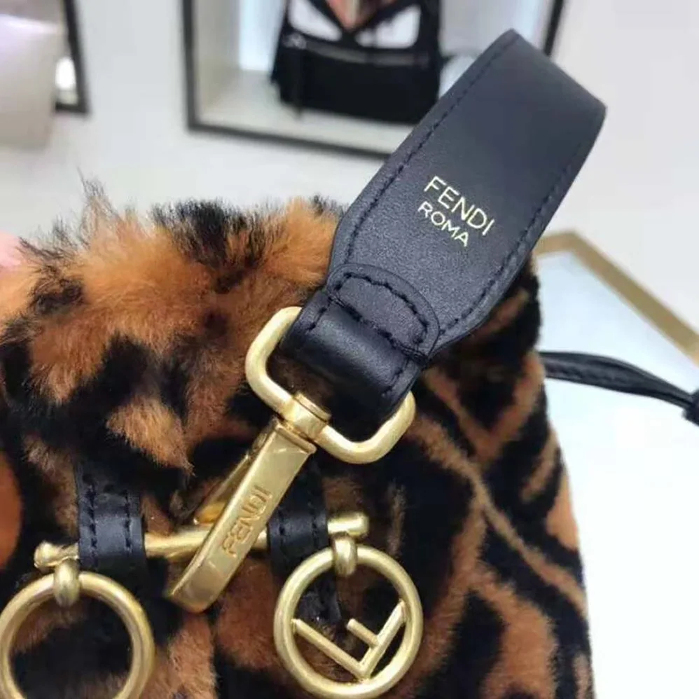 Fendi Mon Tresor Mini for Women in Bag in Brown Sheepskin Fendi Mon Tresor Mini for Women in Bag in Brown Sheepskin