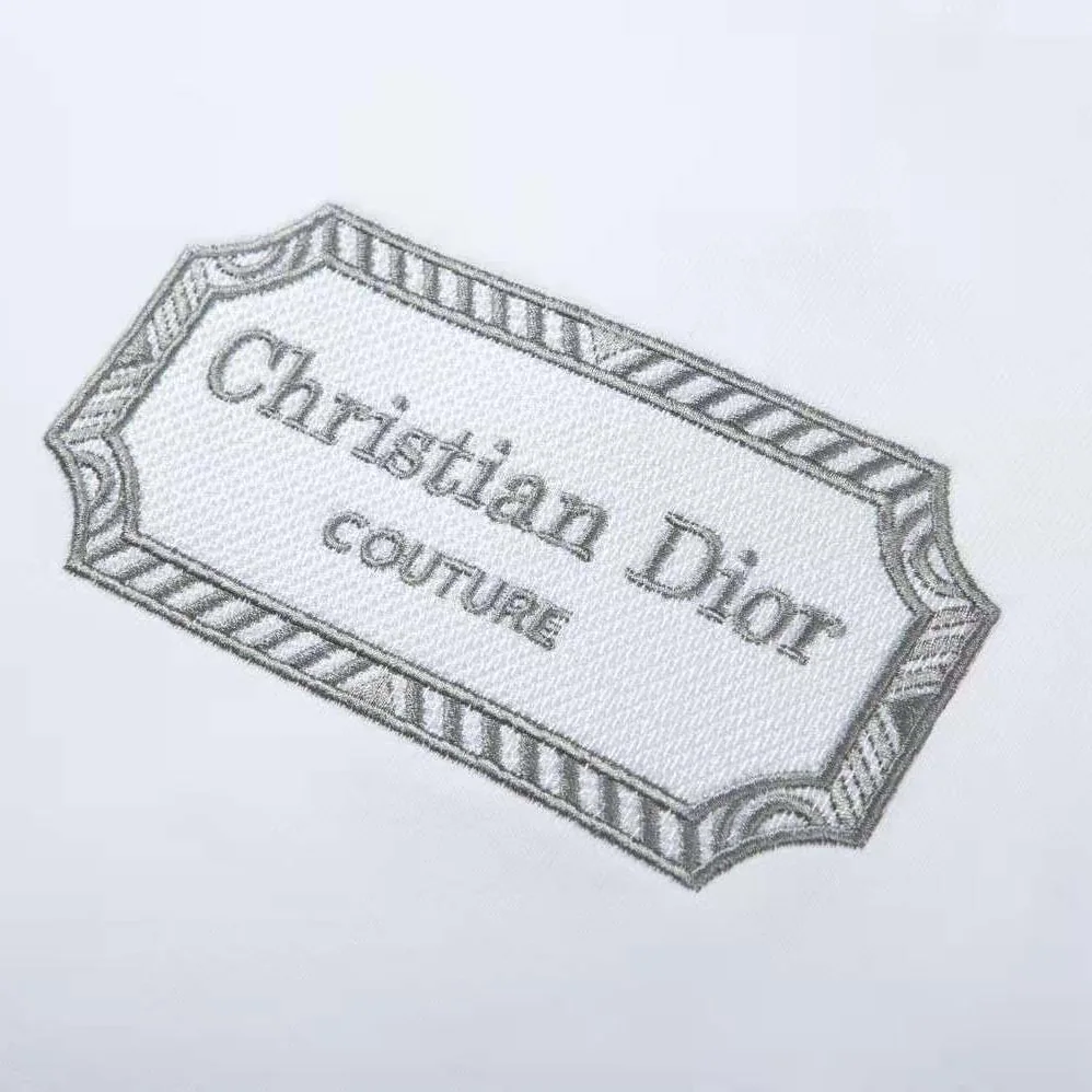 Dior Christian Dior Couture Hooded Sweatshirt White Cotton Fleece for Women