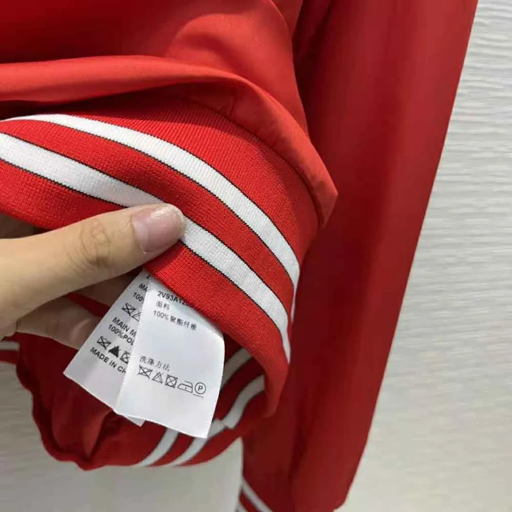 Celine Windbreaker in Lightweight Nylon for Women in Red