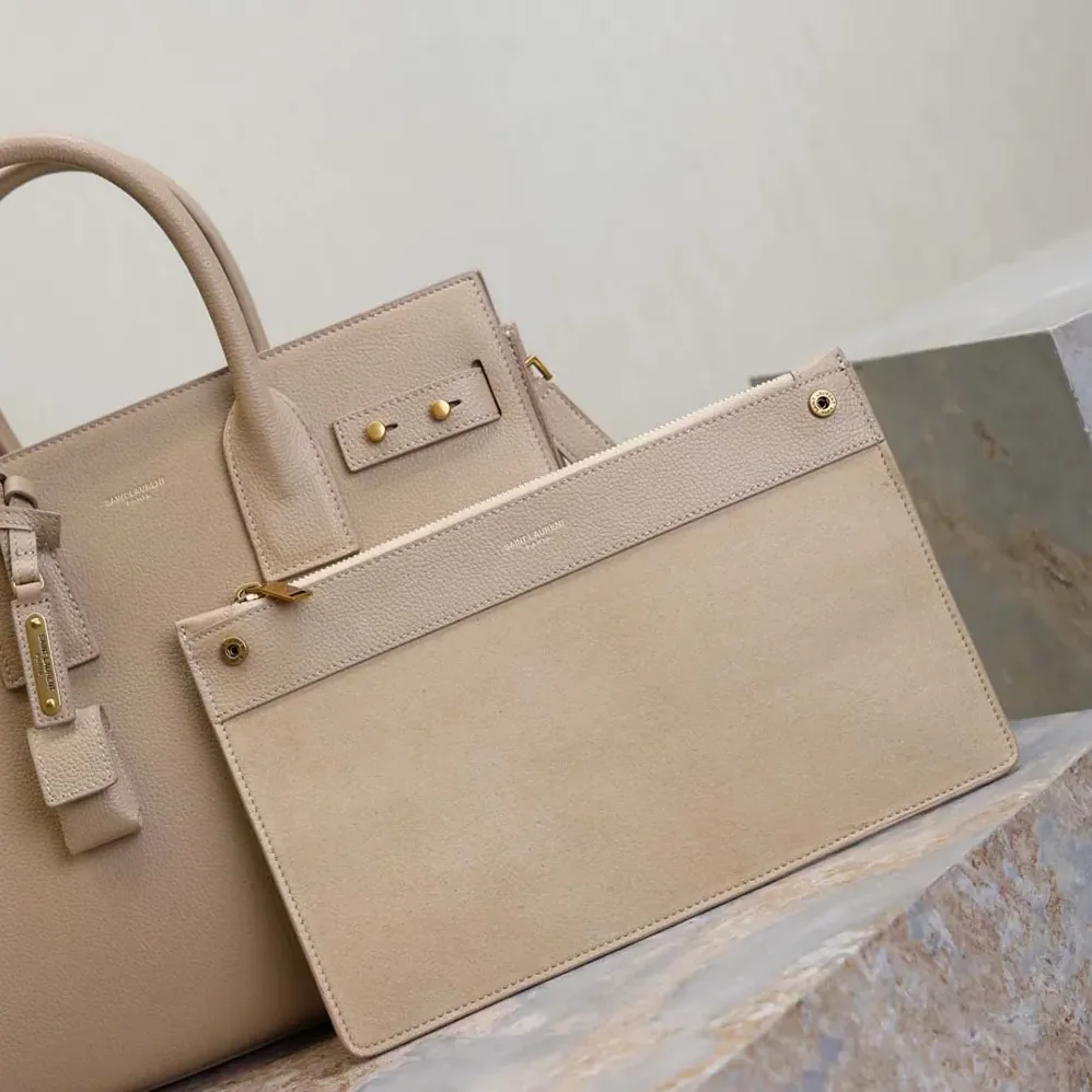Saint Laurent YSL Small Sac De Jour In Supple Grained Leathe for Women in Beige Saint Laurent YSL Small Sac De Jour In Supple Grained Leathe for Women in Beige