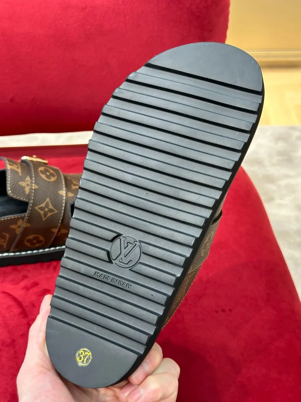 Louis Vuitton LV Easy Mule Monogram Canvas Brown Louis Vuitton LV Easy Mule Monogram Canvas Brown
