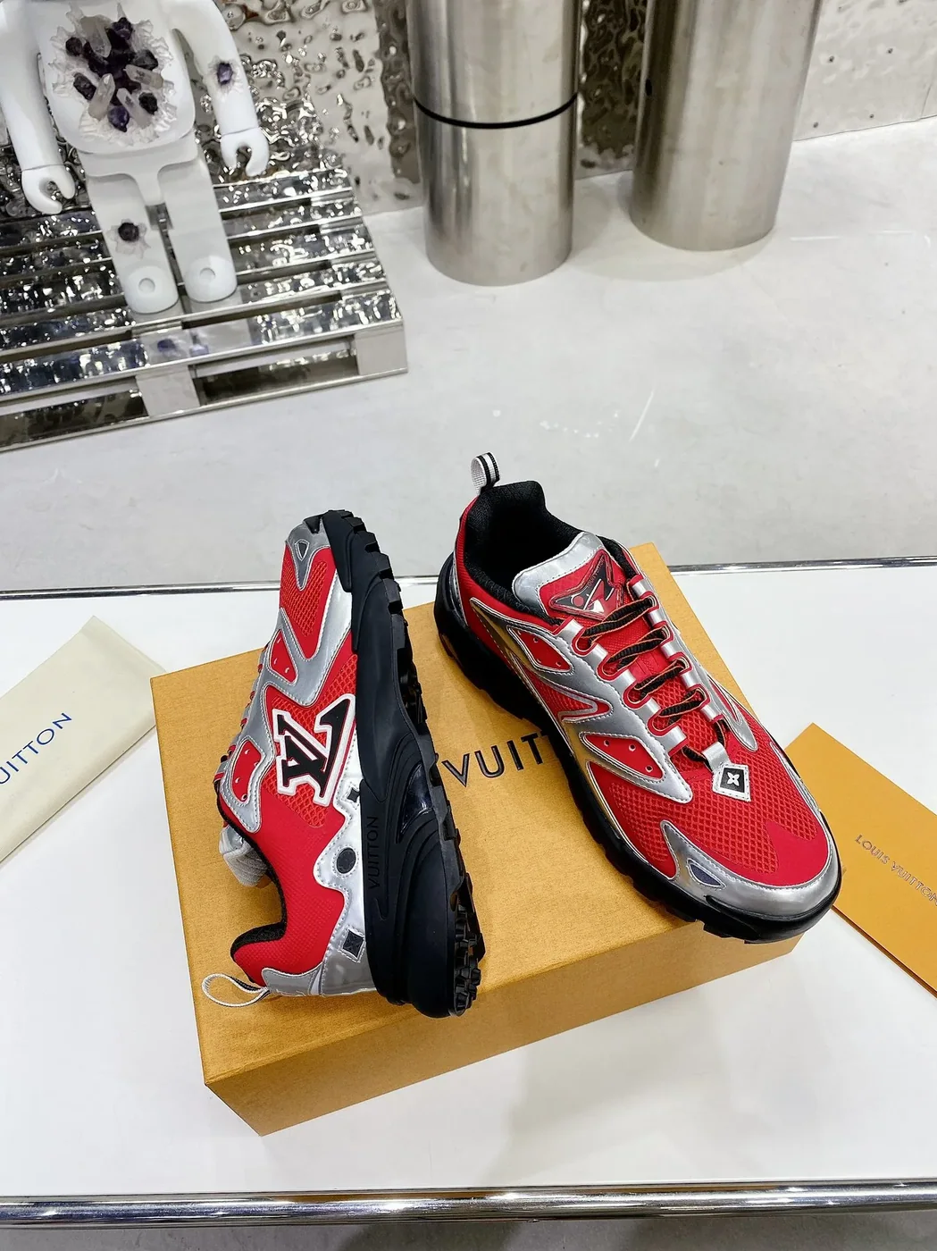 Louis Vuitton LV Runner Tatic Sneaker Red for Men