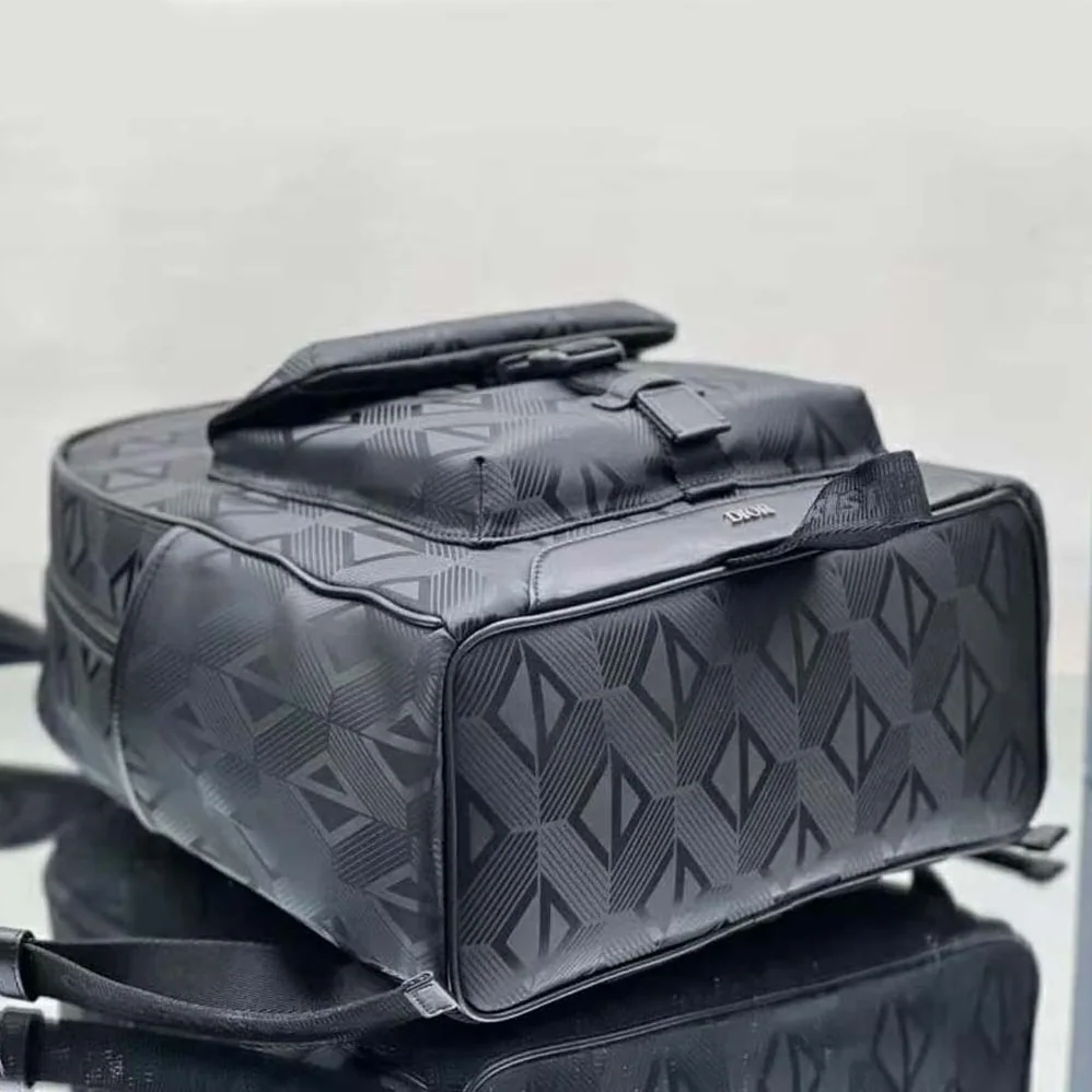 Dior Explorer Backpack Black CD Diamond Mirage Ski Capsule Nylon for Men Dior Explorer Backpack Black CD Diamond Mirage Ski Capsule Nylon for Men