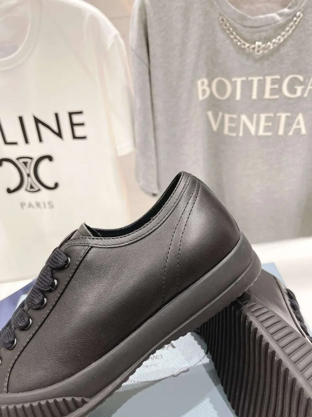 Prada Chunky Sole Sneakers Black