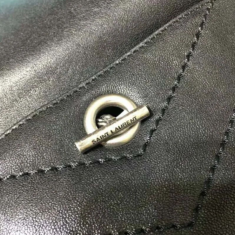 Saint Laurent YSL Medium Nolita Bag Vintage Leather for Women in Black Saint Laurent YSL Medium Nolita Bag Vintage Leather for Women in Black