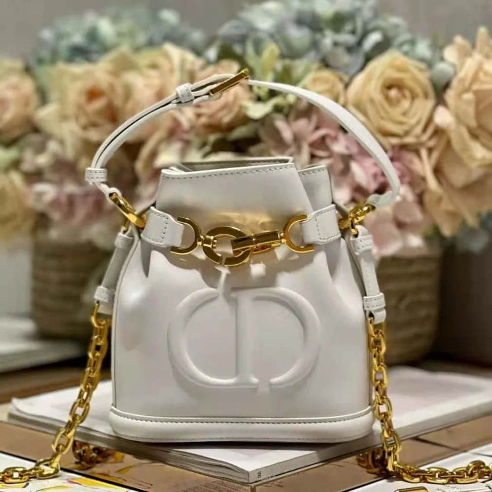 Dior Small C'est Dior Bag Latte CD for Women in Embossed Calfskin