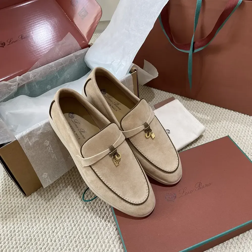 Loro Piana Summer Charms Walk Loafer for Unisex in Beige