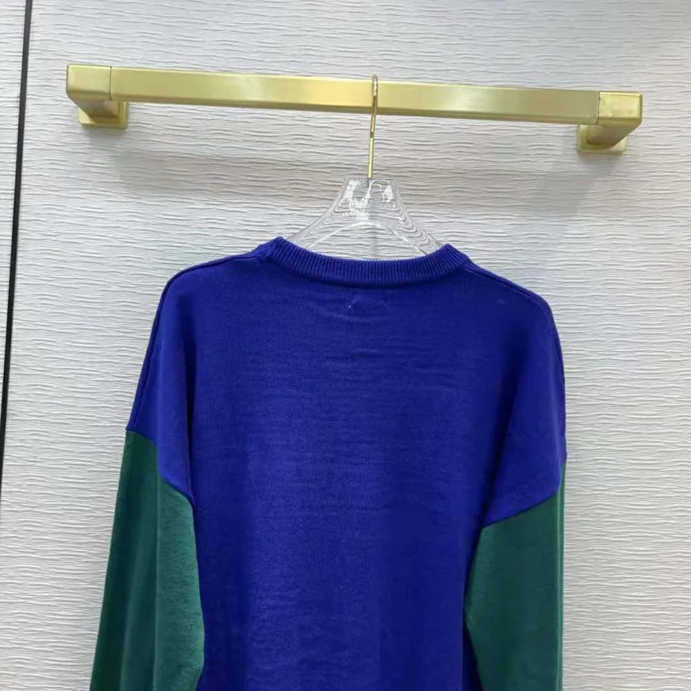 Loewe Circle Intarsia Sweater in Wool for Women