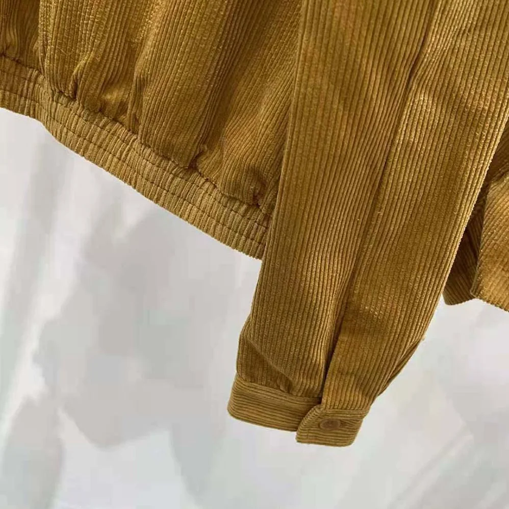 Miu Miu Corduroy Blouson Jacket for Women in Brown Miu Miu Corduroy Blouson Jacket for Women in Brown