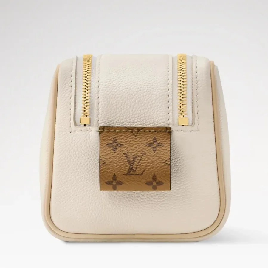 Louis Vuitton Mini Dopp Kit in Vanilla Gold Hardware
