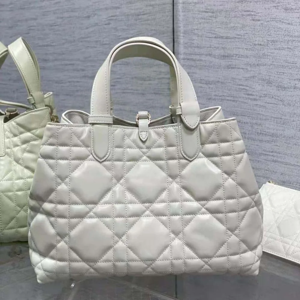 Dior Medium Dior Toujours Bag Latte Macrocannage Calfskin for Women Dior Medium Dior Toujours Bag Latte Macrocannage Calfskin for Women
