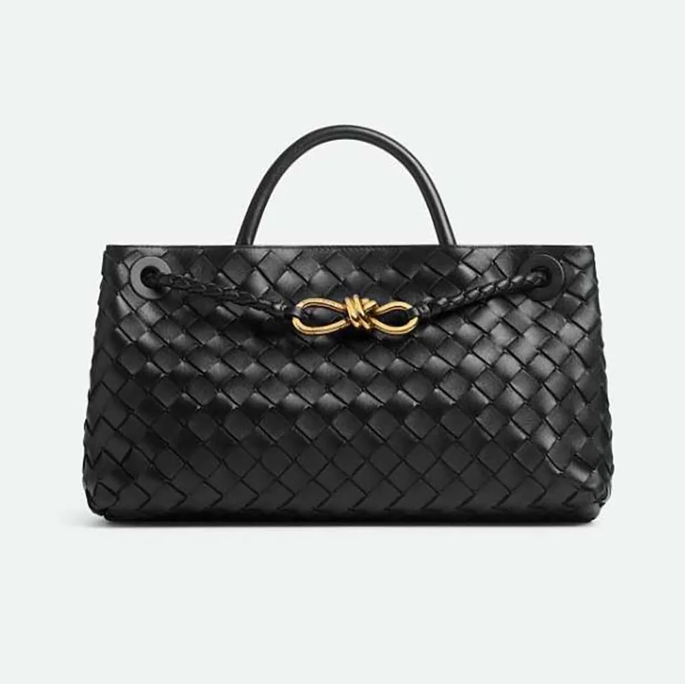 Bottega Veneta Small East/West Andiamo for Women in Black