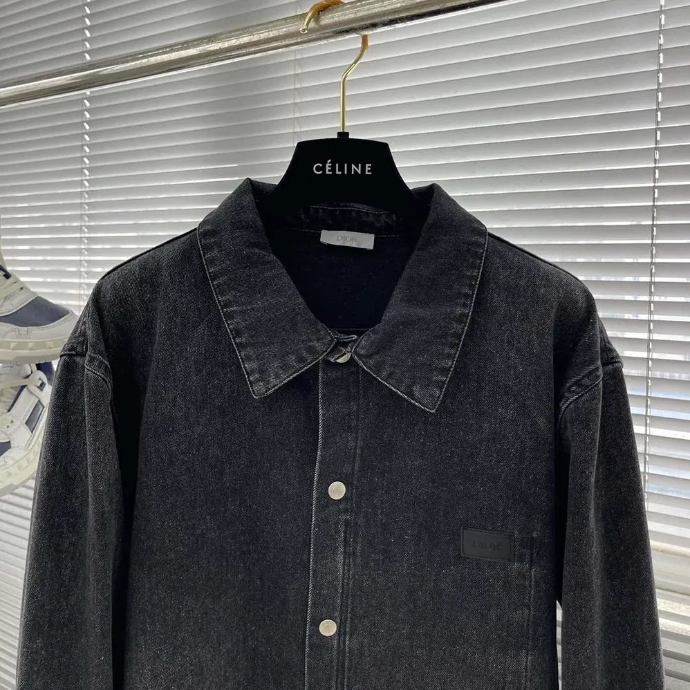 Dior Overshirt Black Cotton Twill for Women