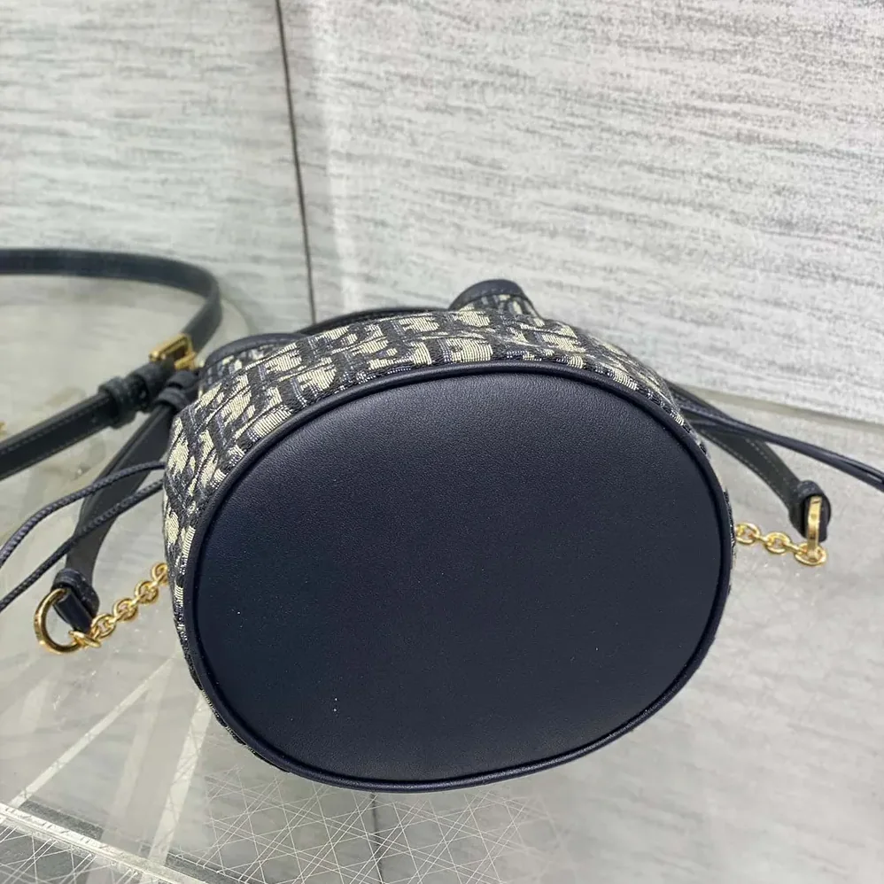 Dior 30 Montaigne Mini Bucket Bag with Drawstring for Women